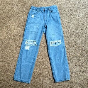Shein jeans straight leg size 2 (XS).
